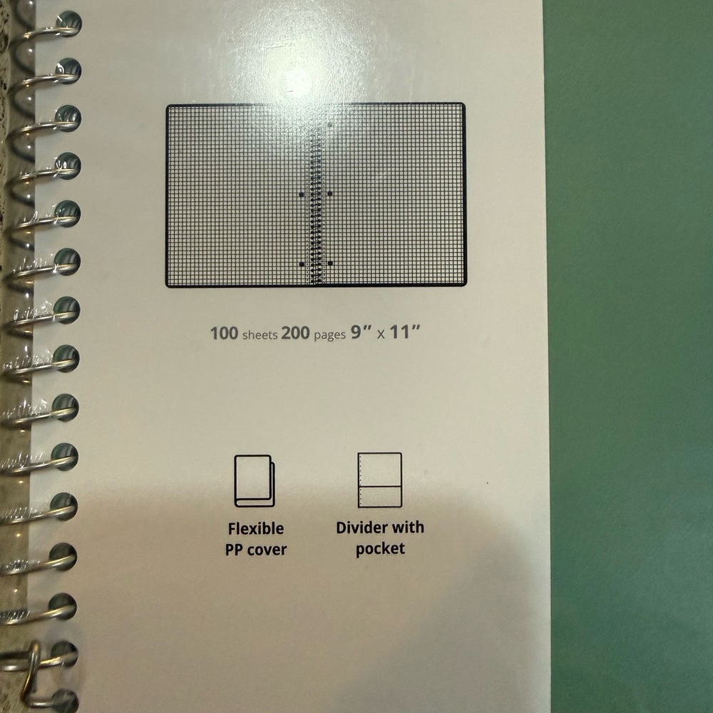 Onavia (3 Pack) Graph Ruled Notebook - 4x4 Graph Ruled - Picture 2 of 5